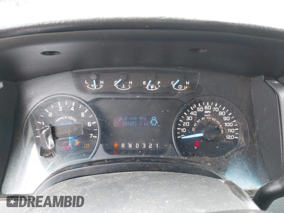 2012 Ford F-150 XL with VIN 1FTMF1CM4CKE25654, listed as a IAAI auction lot 41961898 with 288,253 mi miles. Bid and sale history available at carsss.com. Image 7.