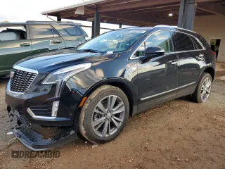 2024 Cadillac XT5 FWD Premium Luxury with VIN 1GYKNCR45RZ724822, listed as a Copart auction lot 80465084 with 2,903 mi miles and Salvage Title. Bid and sale history available at carsss.com. Image 1.