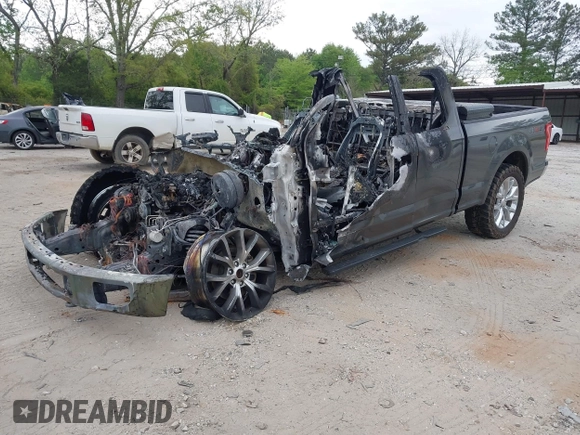 2015 Ford F-150 XLT with VIN 1FTFX1EG4FFD00552, listed as a IAAI auction lot 42040241 with 1 mi miles. Bid and sale history available at carsss.com. Image 2.