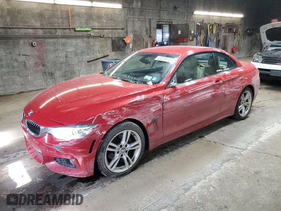 2017 BMW 4 Series 430i z VIN WBA4U7C50H5D43282, wystawiony jako Copart lot #47226685 z przebiegiem 30 973 mil mil oraz Szkoda całkowita • Salvage title. Historia ofert i sprzedaży dostępna na DreamBid. Obrazek 1.