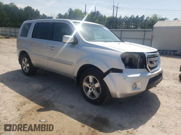 2011 Honda Pilot EX-L with VIN 5FNYF4H57BB050486, listed as a Copart auction lot 54008245 with 62,793 mi miles and Salvage Title. Bid and sale history available at DreamBid. Image 4.