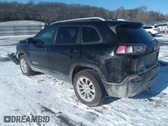 2020 Jeep Cherokee Latitude with VIN 1C4PJMCB8LD560412, listed as a IAAI auction lot 41235399 with 68,473 mi miles. Bid and sale history available at carsss.com. Image 3.