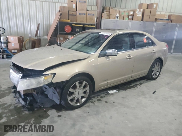 2007 Lincoln MKZ with VIN 3LNHM26T77R652236, listed as a Copart auction lot 59588045 with 133,429 mi miles and Salvage title. Bid and sale history available at DreamBid. Image 1.