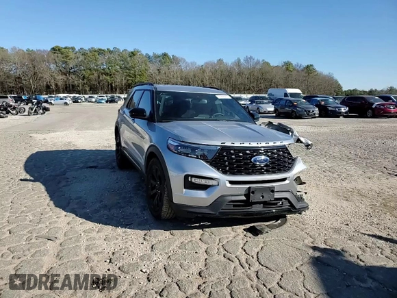 2023 Ford Explorer ST-Line with VIN 1FMSK7KH9PGB73219, listed as a Copart auction lot 41695975 with 12,172 mi miles and Salvage Title. Bid and sale history available at carsss.com. Image 12.