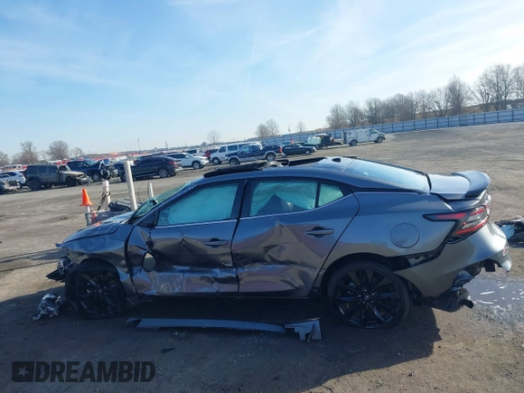 2023 Nissan Maxima SR with VIN 1N4AA6EVXPC501775, listed as a IAAI auction lot 41417081 with 20,875 mi miles and . Bid and sale history available at DreamBid. Image 14.