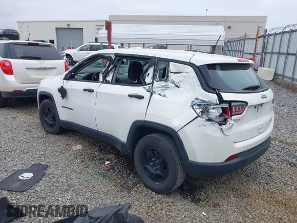 2020 Jeep Compass Sport z VIN 3C4NJCAB9LT218479, wystawiony jako IAAI lot #41533257 z przebiegiem 119 963 mil mil oraz . Historia ofert i sprzedaży dostępna na DreamBid. Obrazek 3.