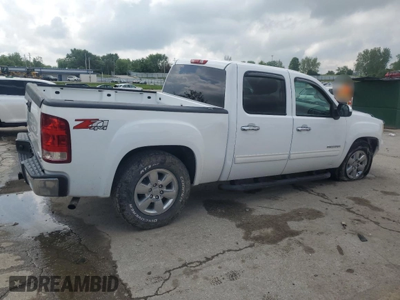 2012 GMC Sierra 1500 SLT with VIN 3GTP2WE76CG190873, listed as a Copart auction lot 56222565 with 123,854 mi miles and Salvage title. Bid and sale history available at DreamBid. Image 3.