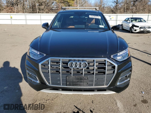 2023 Audi Q5 Premium with VIN WA1ABAFY0P2180588, listed as a Copart auction lot 45296975 with 24,530 mi miles and Salvage Title. Bid and sale history available at carsss.com. Image 5.