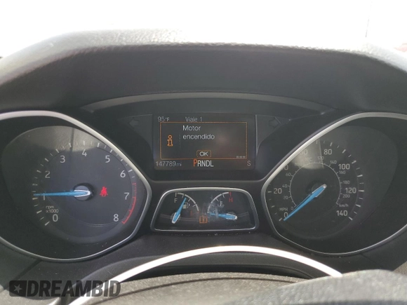 2016 Ford Focus SE with VIN 1FADP3F29GL337871, listed as a Copart auction lot 54373245 with 147,789 mi miles and Salvage Title. Bid and sale history available at carsss.com. Image 9.