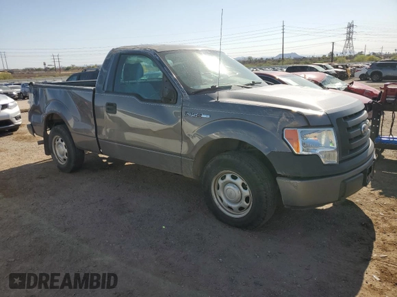 2012 Ford F-150 XL with VIN 1FTMF1CM2CKD06145, listed as a Copart auction lot 52565295 with 57,133 mi miles and Salvage Title. Bid and sale history available at carsss.com. Image 4.