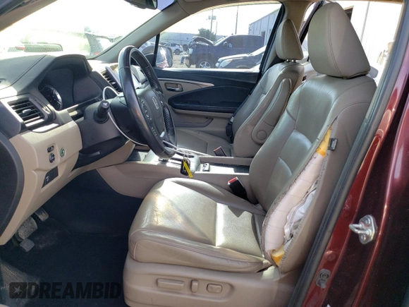 2019 Honda Ridgeline RTL-T with VIN 5FPYK2F67KB001114, listed as a Copart auction lot 55498555 with 79,755 mi miles and Salvage title. Bid and sale history available at DreamBid. Image 7.