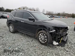 2017 Nissan Rogue S with VIN 5N1AT2MV5HC747418, listed as a Copart auction lot 50242085 with 95,976 mi miles and Salvage Title. Bid and sale history available at carsss.com. Image 4.