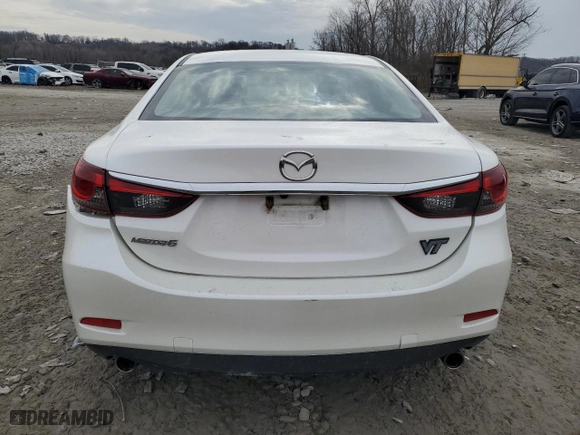 2014 Mazda Mazda6 i Sport with VIN JM1GJ1U54E1100076, listed as a Copart auction lot 47665615 with 96,515 mi miles and Salvage Title. Bid and sale history available at carsss.com. Image 6.