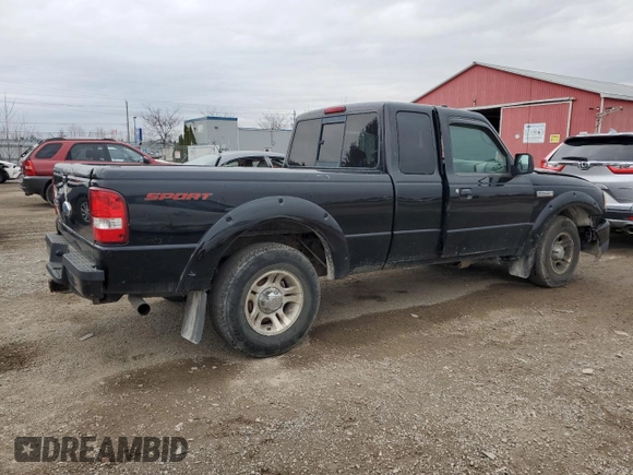 2009 Ford Ranger XLT with VIN 1FTYR44E29PA00298, listed as a Copart auction lot 77424074 with 186,750 mi miles and Clean title. Bid and sale history available at DreamBid. Image 3.