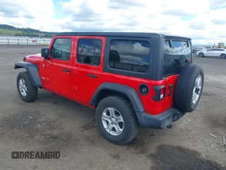 2020 Jeep Wrangler Unlimited Sport S z VIN 1C4HJXDN5LW279865, wystawiony jako IAAI lot #42236135 z przebiegiem 101 225 mil mil oraz . Historia ofert i sprzedaży dostępna na DreamBid. Obrazek 3.