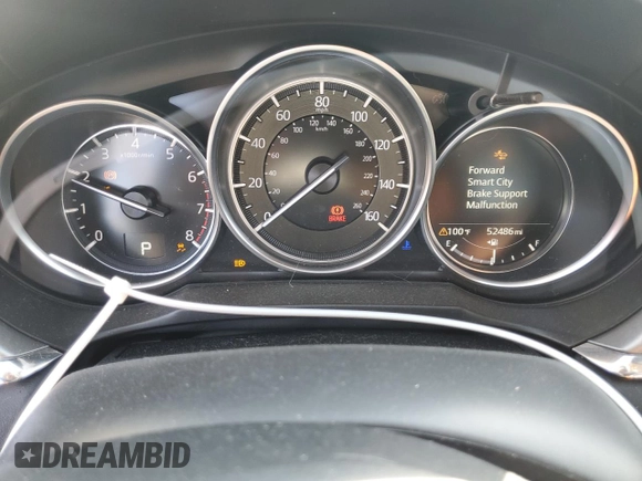 2021 Mazda 6 Touring with VIN JM1GL1VM4M1603945, listed as a Copart auction lot 72386264 with 52,486 mi miles and Salvage Title. Bid and sale history available at DreamBid. Image 9.