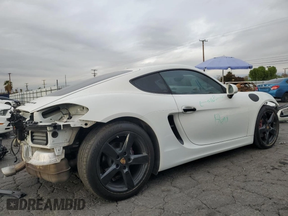 2015 Porsche 718 Cayman z VIN WP0AA2A8XFK164824, wystawiony jako Copart lot #81571154 z przebiegiem 26 535 mil mil oraz Szkoda całkowita • Salvage title. Historia ofert i sprzedaży dostępna na DreamBid. Obrazek 3.