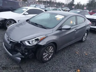 2014 Hyundai Elantra Limited with VIN 5NPDH4AE8EH465342, listed as a IAAI auction lot 41343515 with 1 mi miles. Bid and sale history available at carsss.com. Image 2.