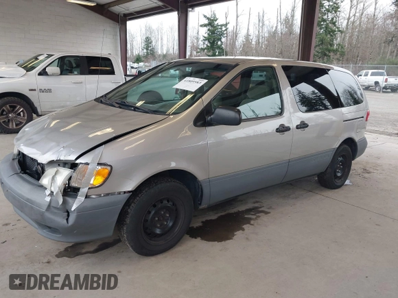 2001 Toyota Sienna CE with VIN 4T3ZF19C31U393059, listed as a IAAI auction lot 41809583 with 237,250 mi miles. Bid and sale history available at carsss.com. Image 17.