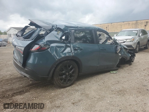 2024 Honda HR-V Sport with VIN 3CZRZ2H53RM738937, listed as a Copart auction lot 55918195 with 37,970 mi miles and Salvage title. Bid and sale history available at DreamBid. Image 3.