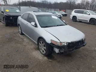 2005 Acura TSX with VIN JH4CL96845C027499, listed as a IAAI auction lot 41738662 with 1 mi miles. Bid and sale history available at carsss.com. Image 1.
