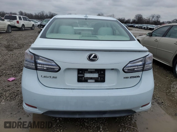 2010 Lexus HS 250h with VIN JTHBB1BA0A2026729, listed as a Copart auction lot 85671574 with 164,136 mi miles and Salvage Title. Bid and sale history available at DreamBid. Image 6.