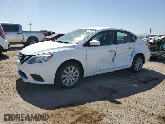 2017 Nissan Sentra S with VIN 3N1AB7AP1HY395569, listed as a Copart auction lot 53521285 with 66,254 mi miles and Salvage Title. Bid and sale history available at DreamBid. Image 1.
