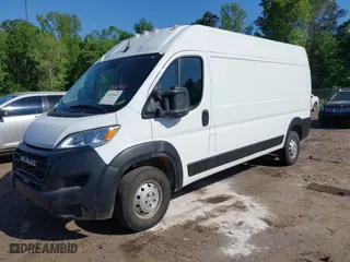 2023 Ram ProMaster Cargo Van with VIN 3C6LRVDG1PE583873, listed as a IAAI auction lot 42029442 with 95,142 mi miles. Bid and sale history available at carsss.com. Image 17.