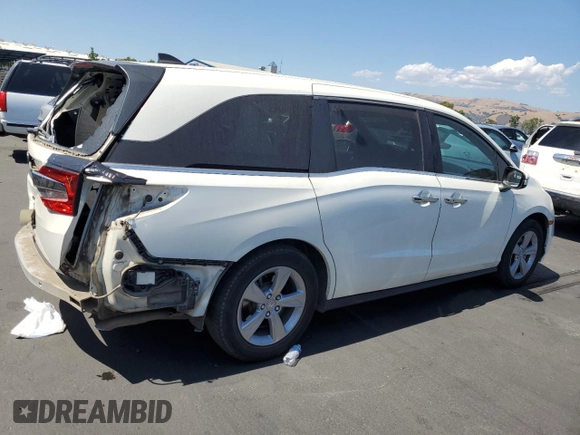 2019 Honda Odyssey EX с VIN 5FNRL6H57KB035253, выставлен на аукционе Copart как лот 63277005 с пробегом 64 525 миль миль и Списание • Salvage title. История ставок и продаж доступна на DreamBid. Изображение 3.