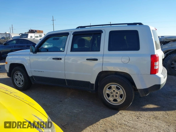 2017 Jeep Patriot Sport with VIN 1C4NJPBA2HD118914, listed as a IAAI auction lot 41328500 with 67,007 mi miles. Bid and sale history available at carsss.com. Image 14.