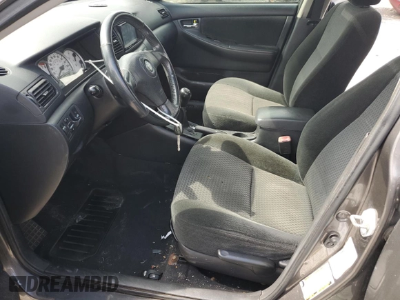2007 Toyota Corolla CE with VIN 1NXBR32E17Z780565, listed as a Copart auction lot 52213335 with 155,947 mi miles and Salvage Title. Bid and sale history available at carsss.com. Image 7.