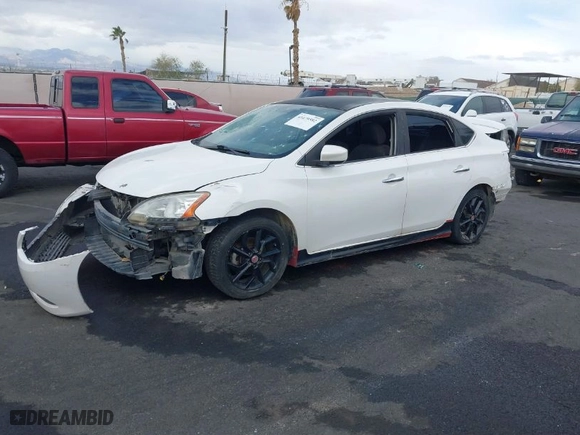 2013 Nissan Sentra SR with VIN 3N1AB7AP3DL669006, listed as a IAAI auction lot 41679582 with 179,479 mi miles. Bid and sale history available at carsss.com. Image 12.