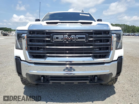 2024 GMC Sierra 2500HD Pro with VIN 1GT49LEY0RF362900, listed as a Copart auction lot 60833535 with Not provided miles and Salvage title. Bid and sale history available at DreamBid. Image 5.