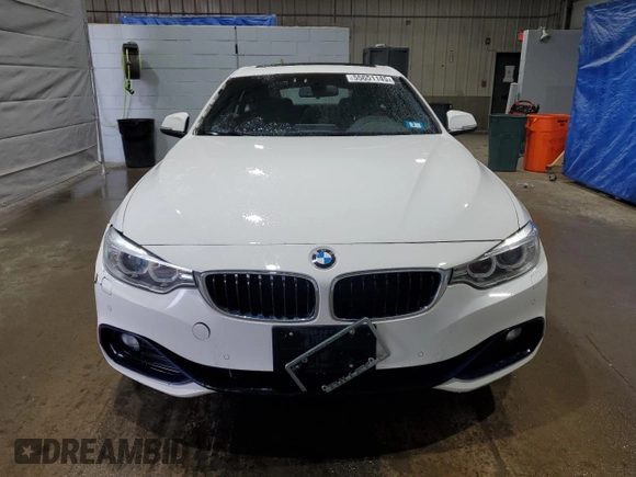 2017 BMW 4 Series 430i xDrive with VIN WBA4F9C39HG813301, listed as a Copart auction lot 55651145 with 142,752 mi miles and Salvage title. Bid and sale history available at DreamBid. Image 5.