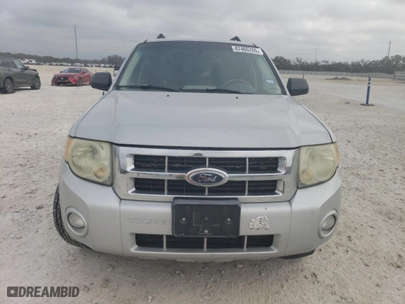 2008 Ford Escape XLT with VIN 1FMCU03138KA62333, listed as a Copart auction lot 47465765 with 222,639 mi miles and Salvage Title. Bid and sale history available at carsss.com. Image 5.