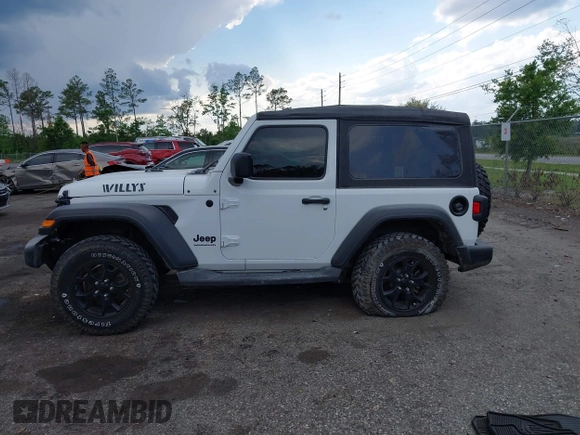 2022 Jeep Wrangler Sport S z VIN 1C4GJXAN9NW124190, wystawiony jako IAAI lot #42027247 z przebiegiem 8 376 mil mil oraz . Historia ofert i sprzedaży dostępna na DreamBid. Obrazek 14.