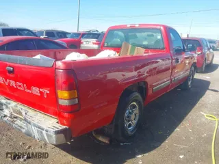 2002 Chevrolet Silverado 1500 with VIN 1GCEC14W72Z129403, listed as a IAAI auction lot 41602616 with 214,347 mi miles. Bid and sale history available at carsss.com. Image 4.
