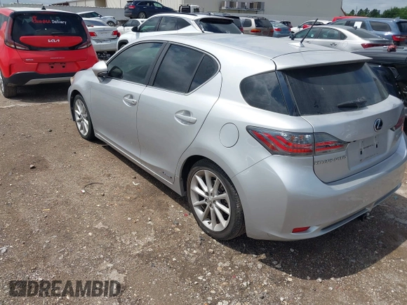 2012 Lexus CT CT 200h with VIN JTHKD5BH0C2082560, listed as a IAAI auction lot 42221415 with 194,321 mi miles and . Bid and sale history available at carsss.com. Image 3.