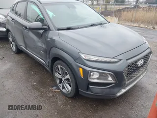 2020 Hyundai Kona Limited with VIN KM8K3CA56LU414081, listed as a IAAI auction lot 41489928 with 63,090 mi miles. Bid and sale history available at carsss.com. Image 1.