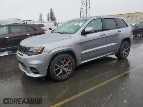 2017 Jeep Grand Cherokee SRT with VIN 1C4RJFDJ3HC626906, listed as a Copart auction lot 45005895 with 82,001 mi miles and Salvage Title. Bid and sale history available at carsss.com. Image 1.