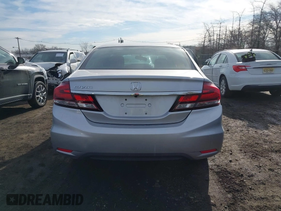 2014 Honda Civic Sedan LX with VIN 19XFB2F5XEE210316, listed as a IAAI auction lot 41662838 with 100,536 mi miles. Bid and sale history available at carsss.com. Image 16.