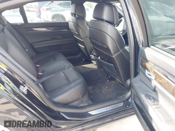 2012 BMW 7 Series 740Li with VIN WBAKB4C57CC576203, listed as a IAAI auction lot 42792281 with 91,705 mi miles and . Bid and sale history available at DreamBid. Image 8.