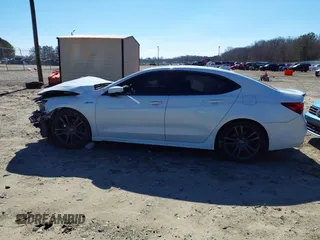 2019 Acura TLX w/A-Spec Pkg with VIN 19UUB1F67KA003246, listed as a IAAI auction lot 41741567 with 103,478 mi miles. Bid and sale history available at carsss.com. Image 15.