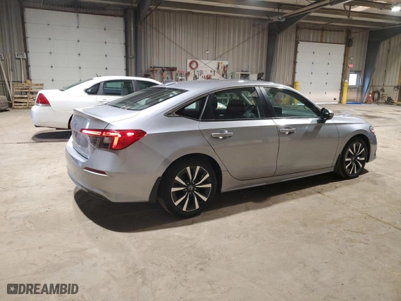 2022 Honda Civic Sedan EX with VIN 2HGFE1F73NH314008, listed as a Copart auction lot 44666195 with 22,802 mi miles and Salvage Title. Bid and sale history available at carsss.com. Image 3.