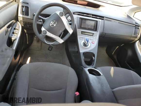 2013 Toyota Prius One with VIN JTDKN3DU4D1672944, listed as a Copart auction lot 46609085 with Not Provided miles and Salvage Title. Bid and sale history available at DreamBid. Image 8.