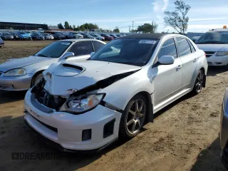 2014 Subaru Impreza Sedan WRX WRX with VIN JF1GV7E61EG003709, listed as a Copart auction lot 85611114 with 107,356 mi miles and Salvage Title. Bid and sale history available at carsss.com. Image 1.