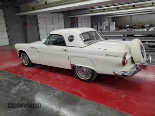 1956 Ford Thunderbird с VIN P6FH207435, выставлен на аукционе Copart как лот 46185885 с пробегом 15 314 миль миль и Чистый • Clean title. История ставок и продаж доступна на DreamBid. Изображение 2.