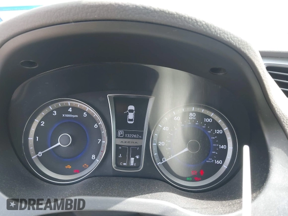 2012 Hyundai Azera with VIN KMHFH4JGXCA146499, listed as a IAAI auction lot 42519685 with 132,262 mi miles and . Bid and sale history available at DreamBid. Image 7.
