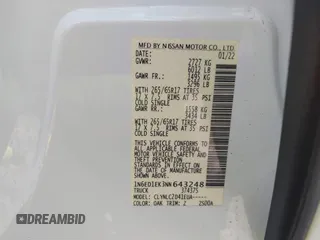 2022 Nissan Frontier SV с VIN 1N6ED1EK3NN643248, выставлен на аукционе IAAI как лот 41751224 с пробегом 14 256 миль миль и . История ставок и продаж доступна на DreamBid. Изображение 9.