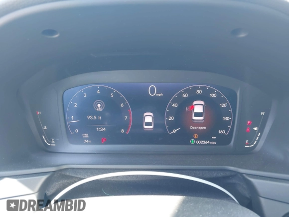 2024 Honda Accord EX with VIN 1HGCY1F33RA036478, listed as a IAAI auction lot 41882062 with 2,364 mi miles and . Bid and sale history available at DreamBid. Image 7.